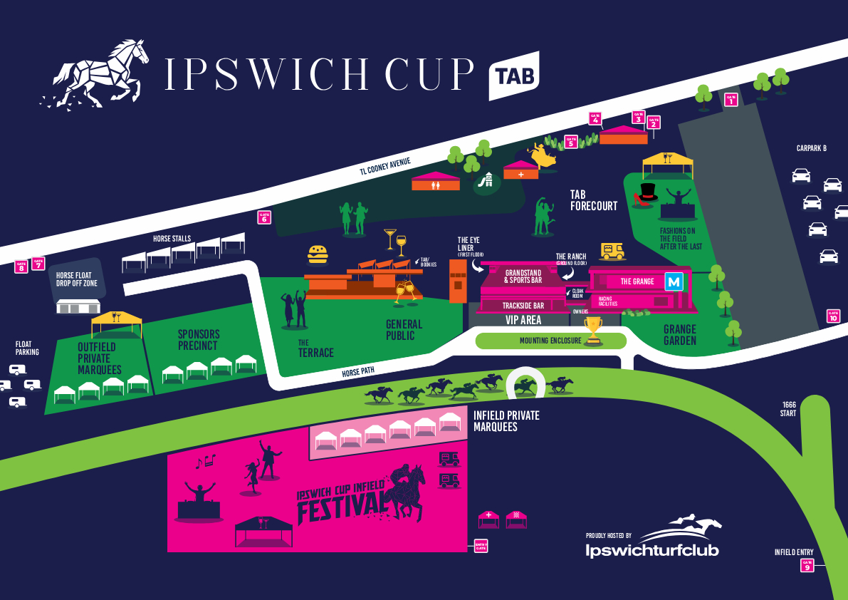 Infield Festival Venue Map